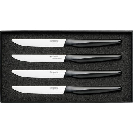 

MAIZD 4-piece Ceramic Steak Knife Set 4.5 Black/White