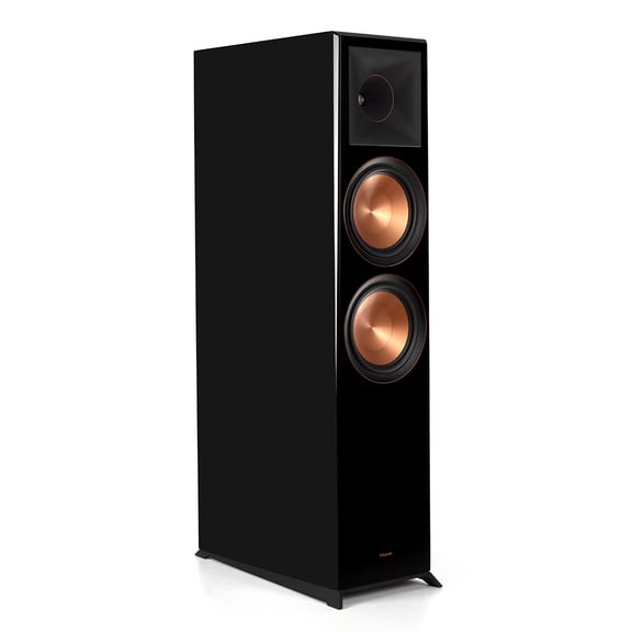 Klipsch Reference Premiere RP-8060FA 600W 2-Way Dolby Atmos Floorstanding Speaker, Piano Black