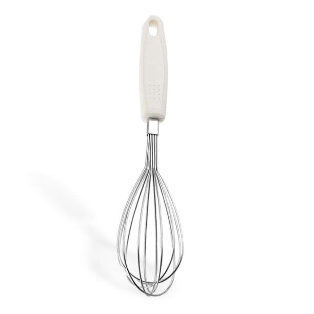 Cateissary Tamiz de harina para hornear de acero inoxidable, colador de mango antideslizante de malla fina de azúcar, tamiz de filtro de alimentos fritos, Cocina y Comedor batidor de huevos Cateissary HA011931-04