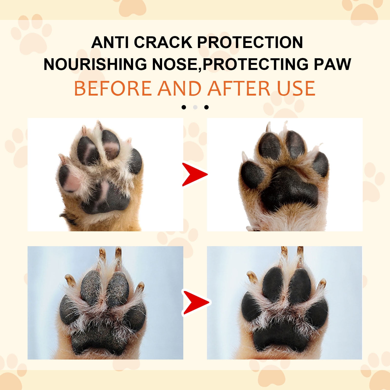 Qaailabf Veterinarians' Dog Paw Cream Pad Soothing