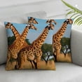 thumbnail image 3 of Intimate Giraffe" Zippered Pillow Case Cover Cushion Case Twin Sides, 3 of 7