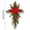 Green,Red, variant on Easter Resurrection Garden Tomb Stone Decor, Religious Church Altar Scene Prop, Plastic Cross with Flowers Grave Marker Ornament, 23.6 Inch Cemetery Decor for Home Tabletop Display