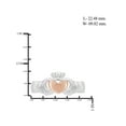 thumbnail image 2 of JewelersClub Two Tone Sterling Silver Accent White diamond Claddagh Ring for Women | Diamonds for Everyday Womens Wear, 2 of 4