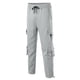 thumbnail image 4 of Pantalones cargo informales para todas las estaciones para hombre: pantalones de chándal con cintura elástica y bolsillos para actividades al aire libre y uso diario, 4 of 6