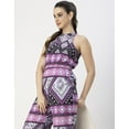 thumbnail image 5 of Moomaya Halter Neck Full Leg Printed Rayon Jumpsuit - Women's Summer Jumpsuit, 5 of 9
