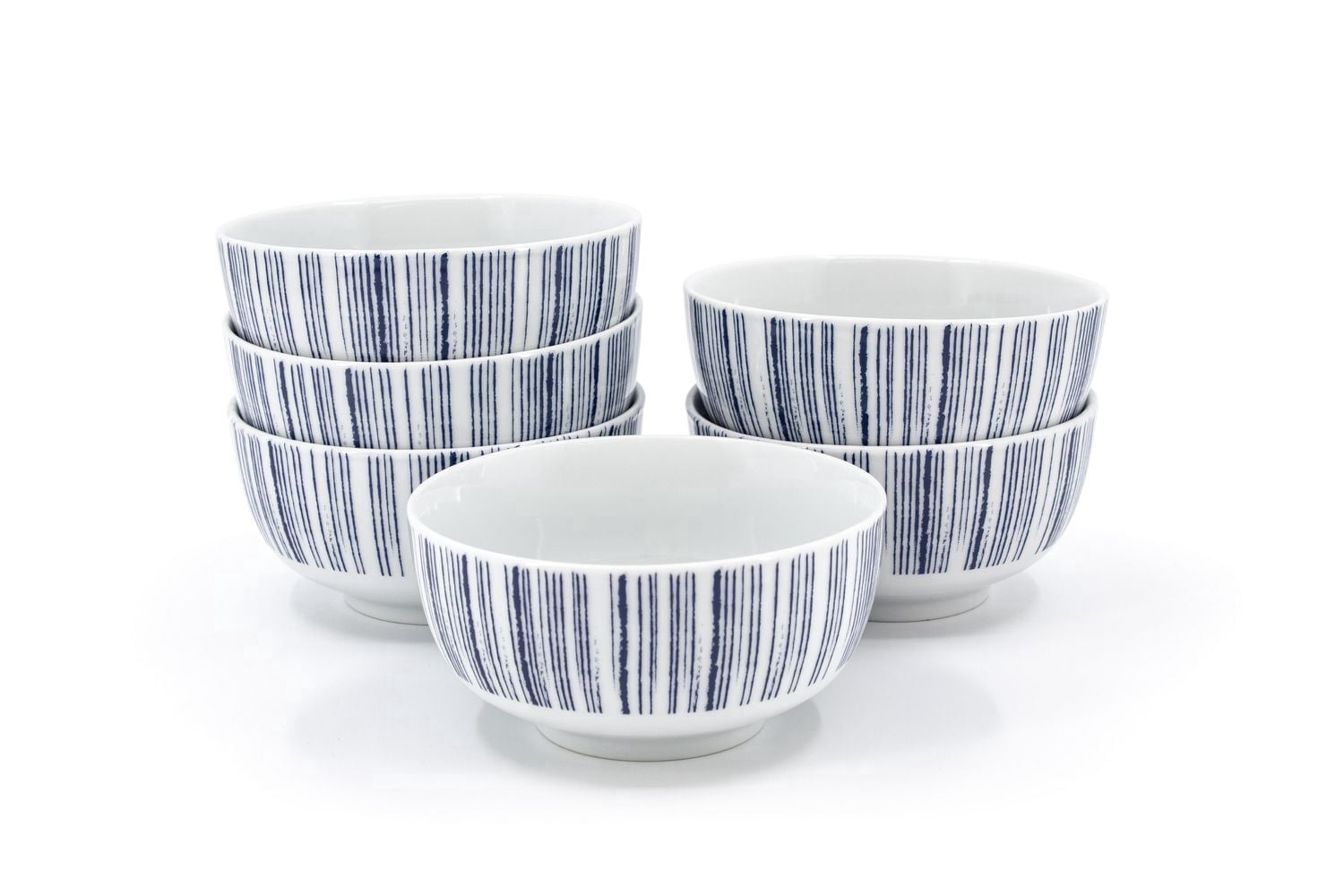 Mainstays Ink Spiral Bowl - 6 Pack