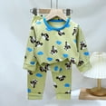 thumbnail image 1 of Pijamas para niños, ropa de dormir de Navidad para niños y niñas, conjunto de algodón, ropa de dormir de otoño e invierno, ropa de hogar para niños, conjunto de pijamas de dos piezas, 1 of 4