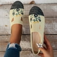 thumbnail image 2 of Lovskoo 2024 Women's Ballet Flat Shoes Knit Dress Shoes Round Toe Slip On Embroidered Ethnic Fleece Thickened Warm Flat Soft Sole Non-Slip Cotton Shoes Black, 2 of 9