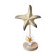 thumbnail image 4 of Figura decorativa de estrella de mar de madera, colección de figuras de estrella de mar, adorno de mesa para dormitorio Amarillo desgastado, 4 of 9