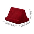 thumbnail image 2 of Lypsnake Tablet Pillow Stand & iPad Holder, Soft Velvet Multi-Angle Cushion for Reading Typing and Viewing, Universal Support for Tablets E-Readers and Phones, 2 of 6