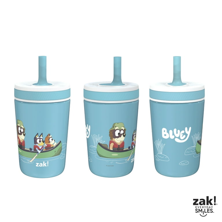 Zak Designs Bluey Kelso Toddler Cups For Travel or At Home, 12oz Vacuum  Insulated Stainless Steel Sippy Cup With Leak-Proof Design is Perfect For  Kids (Bluey, Bingo, Grandad Mort) 