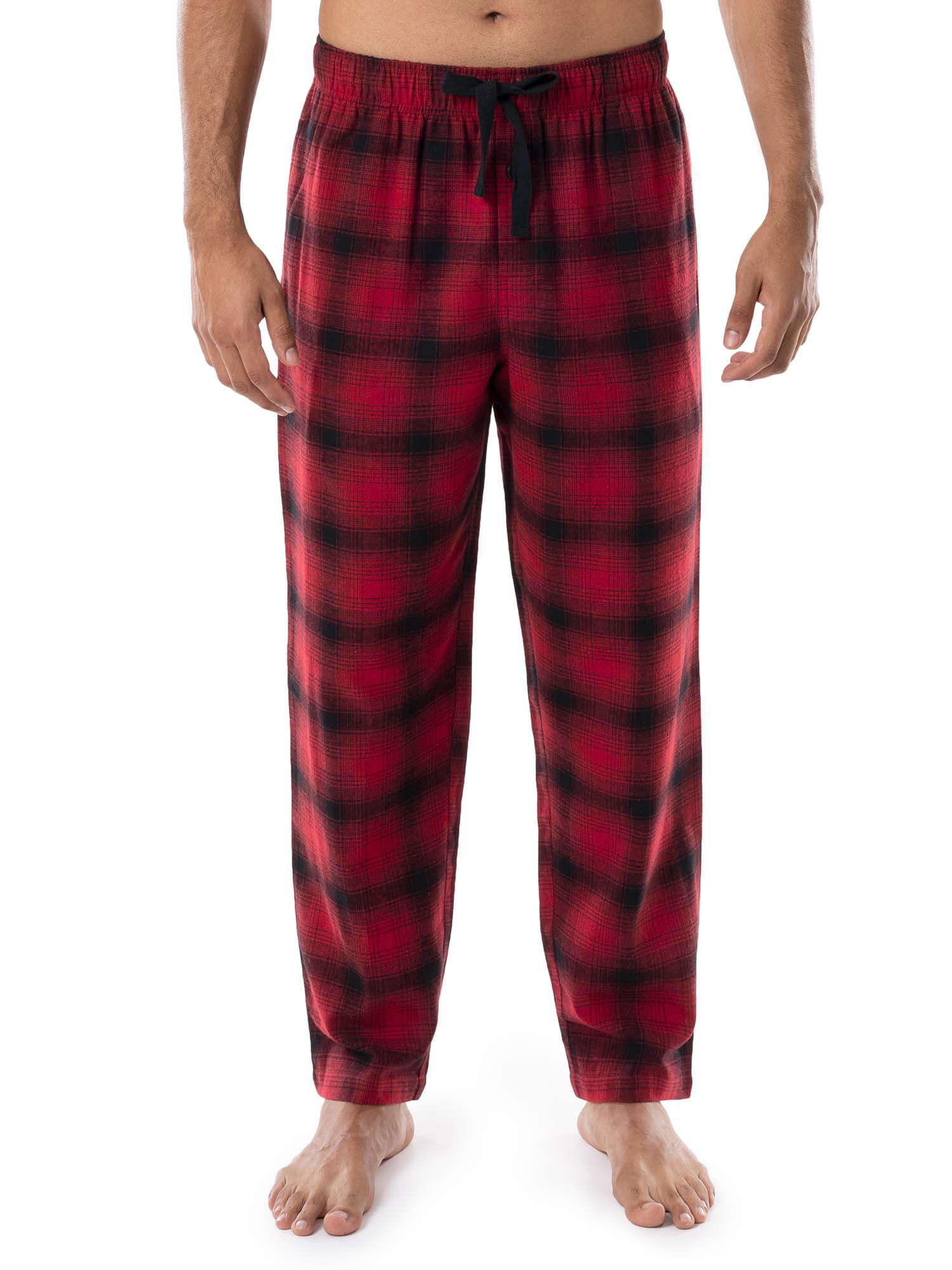 George Men's Plaid Woven Flannel Sleep Pants, size S-5XL