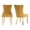Burgundy, variant on AOOWOW High-End Tufted Velvet Dining Chair Set of 2, Black and Gold, Solid Wood Contemporary, Golden Stainless Steel Plated Legs and Nailhead Trim