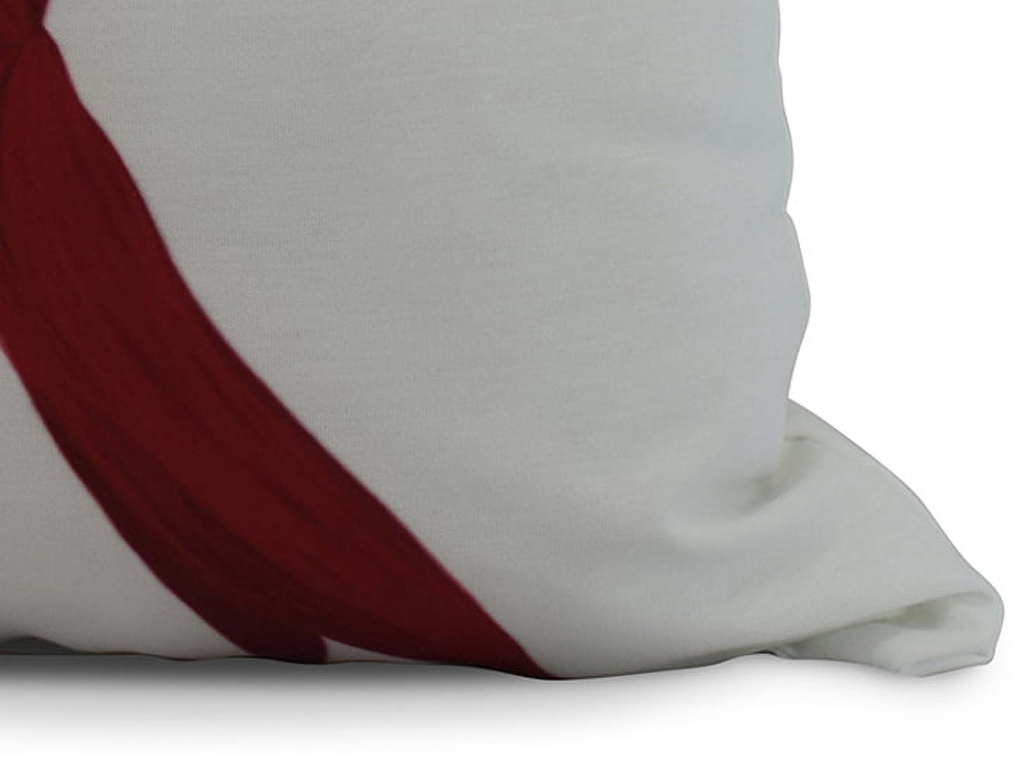 Simply Daisy, 18" x 18" Hojaver, Floral Print Outdoor Pillow, Red