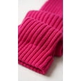 thumbnail image 3 of Isadora Paccini Women's Extra Long Ribbed Knit Leg Warmers LW49-MAGENTA, 3 of 5