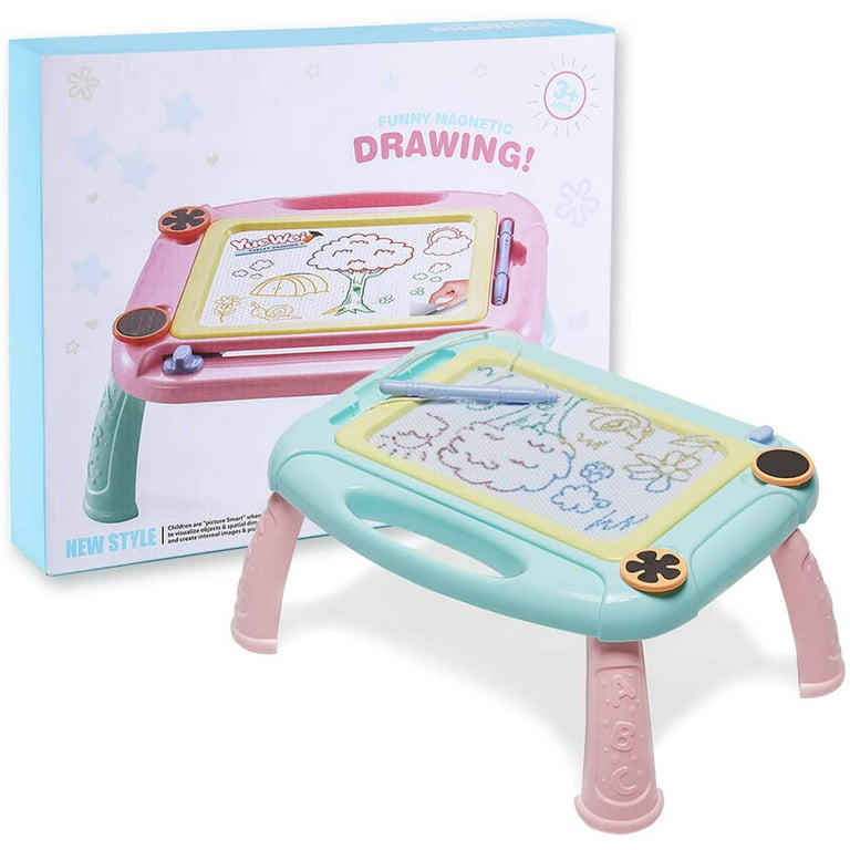 Magnetic Drawing Table for Toddlers Kids Doddle Board with Stand  Educational Writing Learning Pad Creative Toy for Girls Boys 