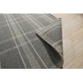 thumbnail image 5 of EORC Gray Transitional Geometric Reversible Plaid Area Rug, 5 of 7