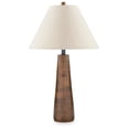 thumbnail image 4 of Signature Design by Ashley Danset Natural Wood Table Lamp with Fabric Shade - Honey Brown, 4 of 7