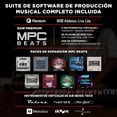 thumbnail image 3 of M-Audio Oxygen Pro 49 - Teclado controlador MIDI USB de 49 teclas con beat pads, knobs, botones y at, 3 of 9