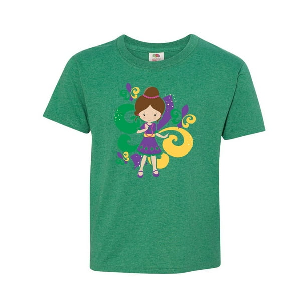 Mardi Gras Girl Youth T-Shirt - Walmart.com - Walmart.com