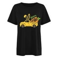 thumbnail image 4 of Patlollav Womens Tshirts Under $10, Womens Loose Tops Fashion Crewneck Easter Printed Casual Short Sleeve T-Shirt, 4 of 6