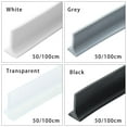 thumbnail image 2 of Non-slip Flood Barrier Dry and Wet Separation Silicone Bathroom Accessories Water Retaining Strip Water Stopper Self-Adhesive Door Bottom Sealing Strip GREY 50CM, 2 of 8