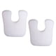thumbnail image 1 of 2 piezas de almohadillas para en apariencia de U, autoadhesiva para reducir el los pies, absorber el sudor, cojín para , 2 piezas de fieltro en forma de U blanco., 1 of 6