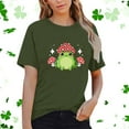 thumbnail image 2 of ZMHEGW T Shirts For Women Graphic Cute Shirt Mushroom Shirt Short Sleeve Print Tops, 2 of 7