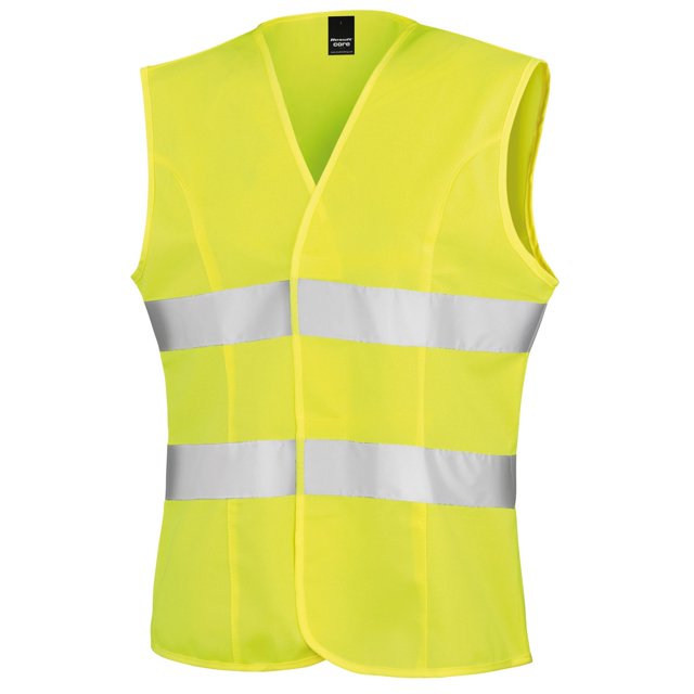 Result - Chaleco de Alta Visibilidad de Seguridad para Mujer (Amarillo)