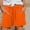 Orange, variant on iTNHFP Womens Shorts Casual Women Straight Leg Casual Pants High Waist Sports Loose Shorts Casual Fashion Pants 2526