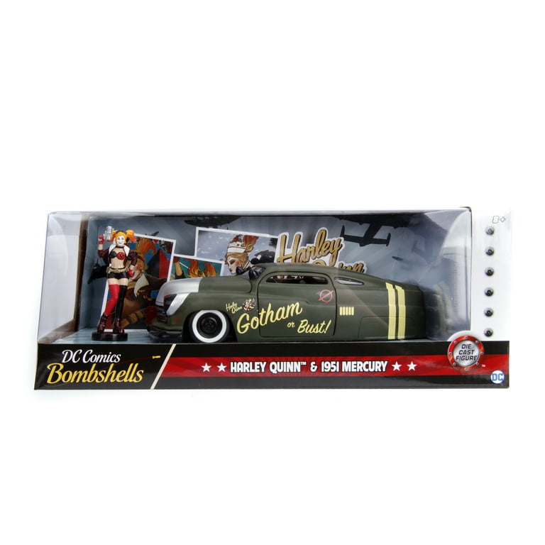 DC Comics Bombshells Batgirl & 1957 Chevy Corvette Die-cast