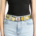 thumbnail image 5 of Looney Tunes Belt, Seatbelt Buckle Belt, Looney Tunes Tweety Face I Tawt I Taw A Puddy Tat Yellows, Youth 22 to 32 Inches, 5 of 9
