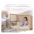 thumbnail image 4 of Cuna de Madera Convertible 3 en 1 Esquimal - Cuna, Cama Montessori y Sillón (Madera-Neutral, 125x65 cm), 4 of 7