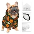 thumbnail image 3 of Haiem Harvest Pumpkins for Winter Dog Hoodie Sweatshirts with Pockets Warm Dog Clothes for Small Dogs Chihuahua-XX-Large, 3 of 7