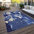 thumbnail image 6 of Addison Rugs Chantille Indoor/Outdoor Transitional Abstract Navy Washable Rectangle Rug, 2'6" x 3'10", 6 of 6