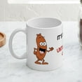 thumbnail image 4 of CafePress - It's Not A Party Until Kielbasa Comes Out Mug - 11 oz Ceramic Mug - Novelty Coffee Tea Cup, 4 of 6