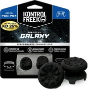 XNB KontrolFreek FPS Freek Galaxy Black for Playstation 4 (PS4) and Playstation 5 (PS5) | Performance Thumbsticks | 1 High-Rise, 1 Mid-Rise | Black (Limited Edition)