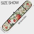 thumbnail image 3 of Yayeee Double Oven Mitt Kitchen Heat Resistant Baking 35" x7" Quilted Glove, Beige Apple Pattern, 3 of 6