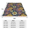 thumbnail image 3 of Sikiie Colorful Compasses Ultra-Soft Micro flannel Blanket Luxury All Seasons Warm Blanket for Bedding Sofa and Travel (4 sizes)-50"x40", 3 of 7