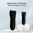 thumbnail image 3 of Body Hair Trimmer for Men Balls Women Lady Shaver Hair Removal Bikini Trimmer Groin Body Shaver Groomer Waterproof Safety Razor (Style B), 3 of 7