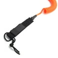 thumbnail image 3 of Surfboard Leash TPU Heliciform Comfortable HighElastic Surfing Safety Traction Rope(Orange ), 3 of 6