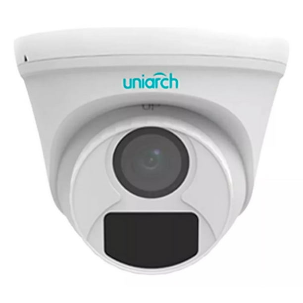 Uniarch Cámara De Seguridad Análoga Turret 2mp Uac-t112-f28 Lente Fijo 2.8mm Ir 20 Mts Protección Exterior Ip67 Dwdr Ahd-tvi-cvi-cvbs Máxima Seguridad Cctv Fácil Instalación