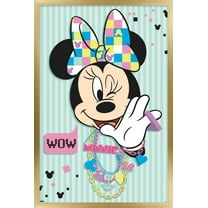 Disney Minnie Mouse - Wow Wall Poster, 22.375" x 34" Framed