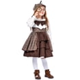 thumbnail image 6 of RMGVDSD Girls Dresses Kids Famous Outfit Accessories Set Cute Girls Long Sleeve Dress With Hat Sets For Party Dress Up Clothes Cute Girls Outfit, 6 of 9