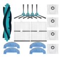 thumbnail image 1 of Main Side Brush HEPA Filter Mops Dust Bag for 2499 Ultra Home Advanced / Atvel R80 Vacuum Cleaner, 1 of 5