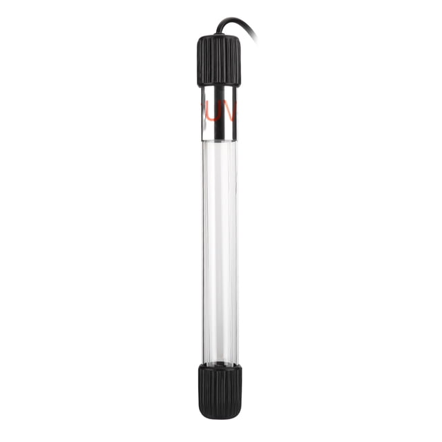 Lámpara germicida con temporizador UV para pecera, lámpara de algas para acuario, luz anfibia, 110V, 13W