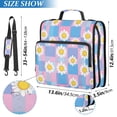 thumbnail image 2 of FORMRS Zipper Binder with Shoulder Strap 2-inch Ring 500 Sheet Capacity File Bag, Playful Daisy, 2 of 5