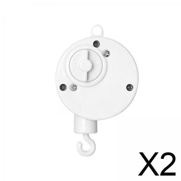 2x Móviles Musicales Giratorios CUTICAT para Cuna de Bebé Caja de Música