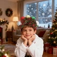 thumbnail image 6 of Christmas Headbands With Xmas Ball And Tinsel Elastic Hair Hoops, For Girls Women And Kids, Ideal For Christmas Holiday Party Event And Daily Festive Wear, 6 of 6