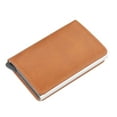 thumbnail image 3 of Wallet RFID Card Holder Mens Leather Metal Slim Credit Card Wallet, 3 of 6